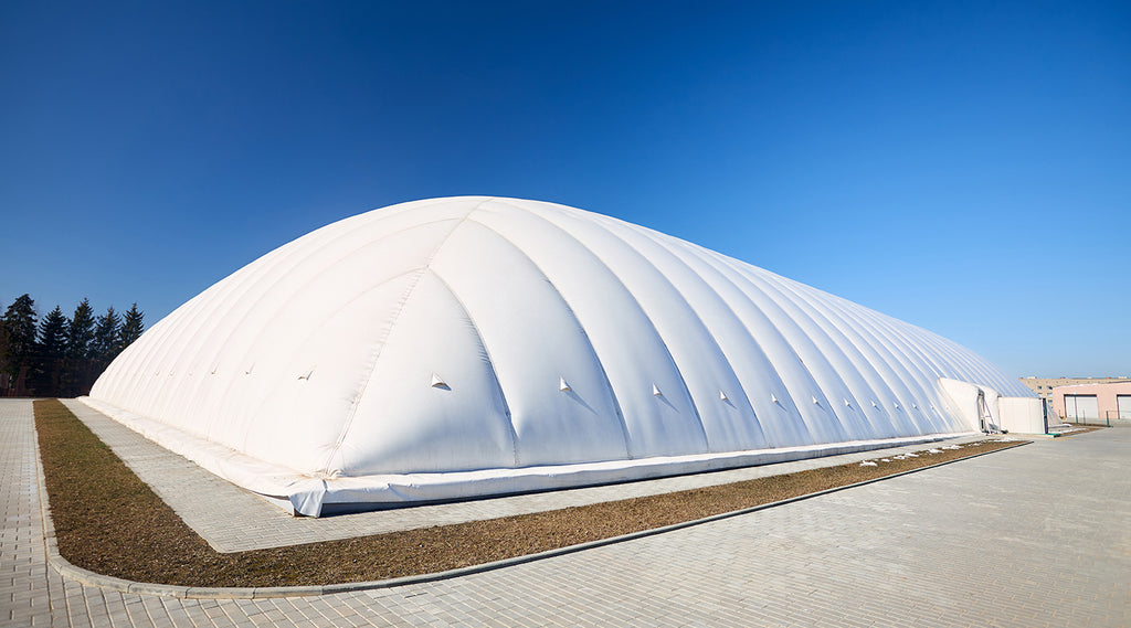 Air domes using weldable hook & loop technology