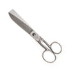 A pair of silver-colored Elk upholsterer's board shears with polished blades and ringed handles.