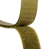 Close-up of green HALCO PYRO Infrared Sew On Hook & Loop material.