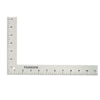 Fairgate L-square metal ruler for precision measurement; industrial tool used by CONNTEX for bespoke hook and loop tape fabrication.