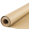 A rolled up piece of plain brown underlay paper partially unrolled on one end.