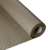 A roll of beige perforated underlay paper with uniform perforations.