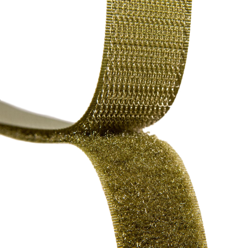 Nastro A Strappo Militare 10 Cm X 1 Metro - Hook E Loop Per Cucito, Abbigliamento E Arredamento - Foto 2